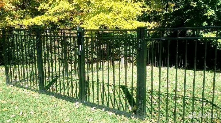 Забор из профильной трубы