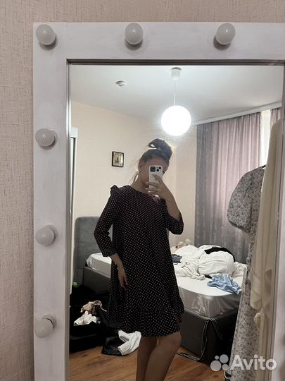 Платье в горох