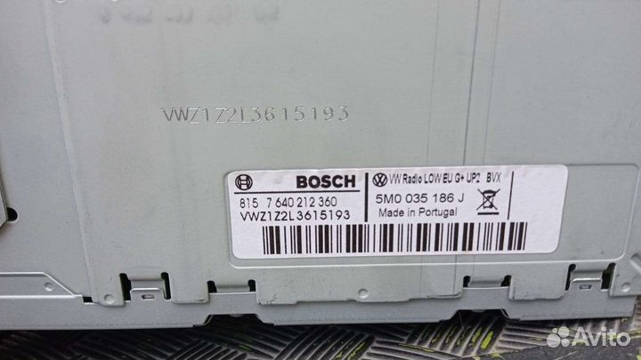 Магнитола штатная на Volkswagen Tiguan