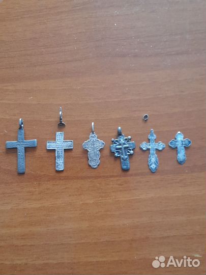 Продам крестики нательные серебро