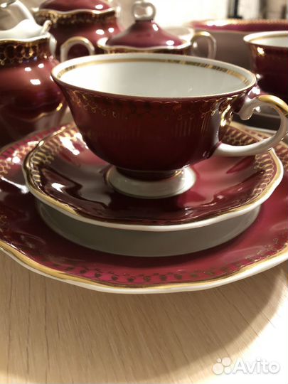 Чайный фарфоровый сервиз Каролина Польша