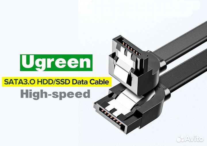 Кабель SATA 3,0 для жесткого диска SSD HDD Ugreen