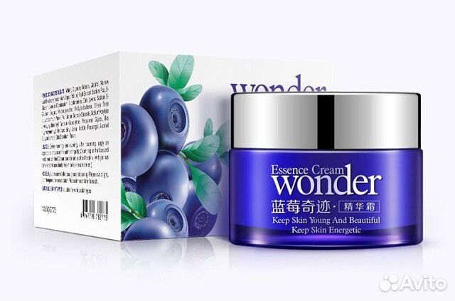 Черничный крем для лица