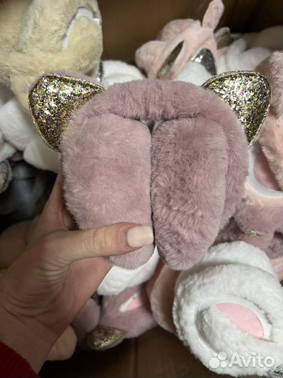 Наушники меховые для девочки