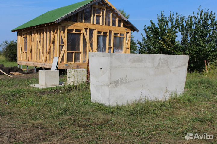 Септик из жби колец под ключ за 1 день