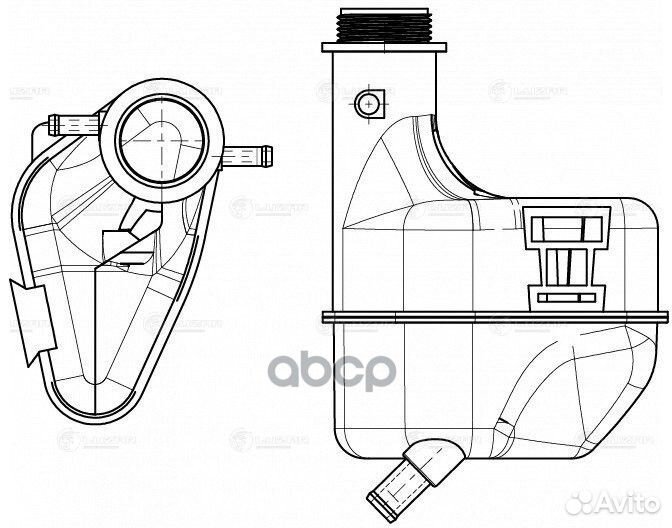 Бачок расширит. охл. жидкости для а/м Daewoo Ma