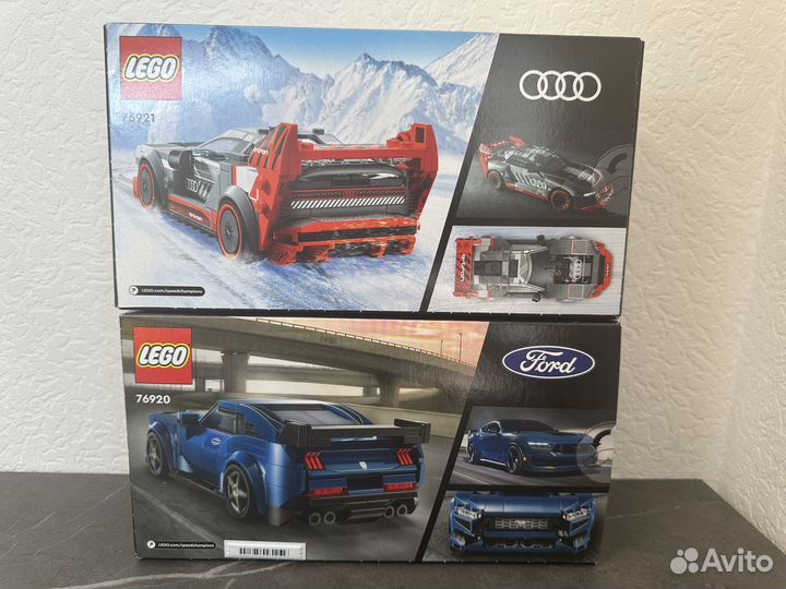 Lego Speed Champions Audi 76921, Ford 76920