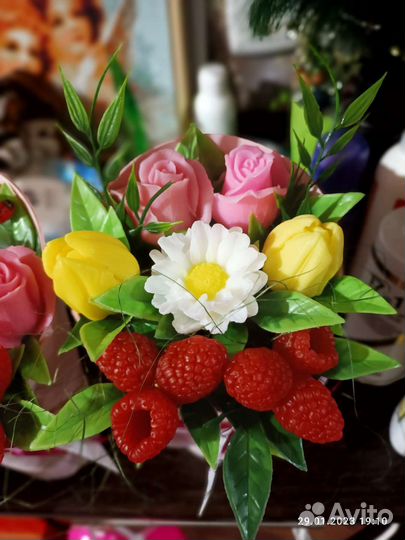 Букеты из мыла ручной работы