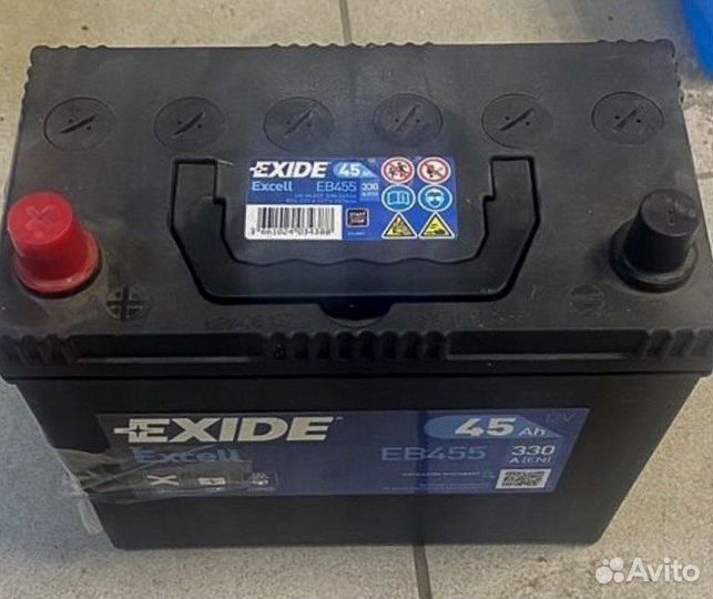 Аккумулятор бу Exide 45 Ah 330 A