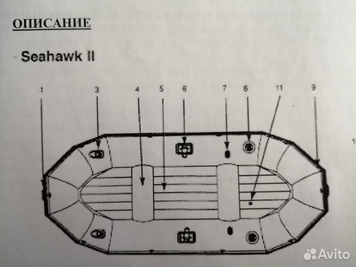 Надувная лодка seahawk II