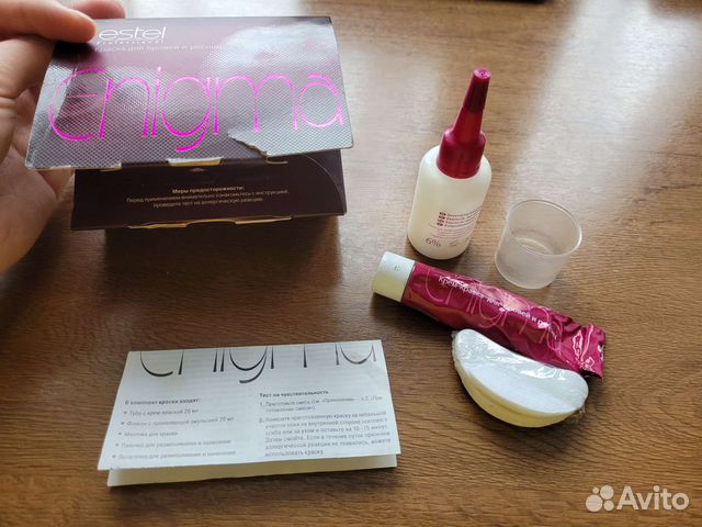 Краска для бровей estel цвет графит