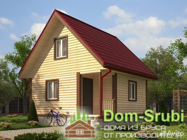 Карабаново-Хорошая надёжная Баня из бруса Б-15 6х6