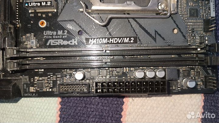 Материнская плата Asrock h410M-HDV/M.2