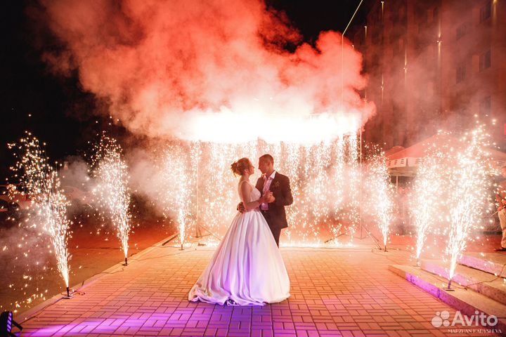 Пиро вертушка, холодные фонтаны