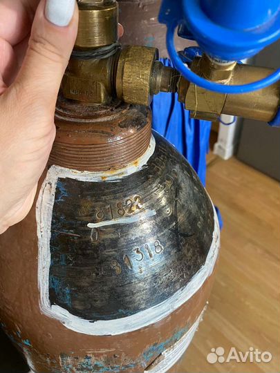 2 балкона для гелия 40 литров с редуктором