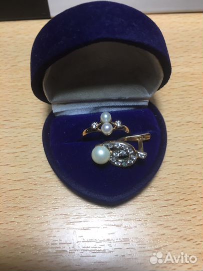 Кольцо,серёжки