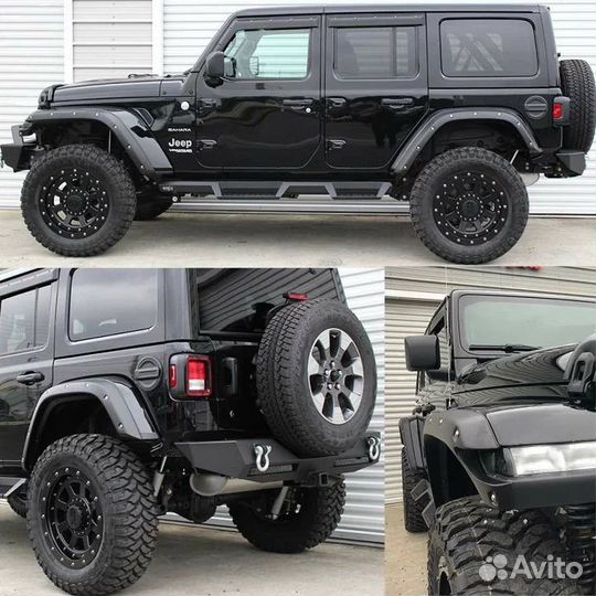 Расширители арок Wrangler (mudstar) 2018+