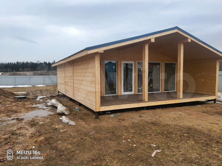 Коттедж 90 м² на участке 8 сот.