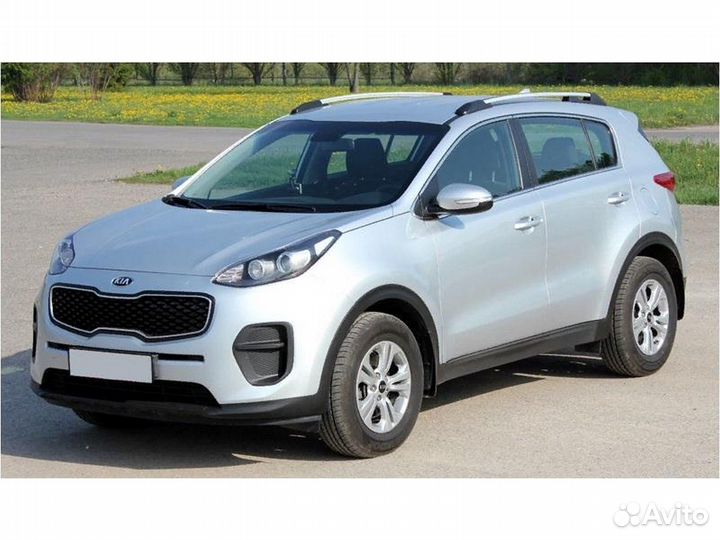 Рейлинги на крышу Kia Sportage с 2016 апс Серые