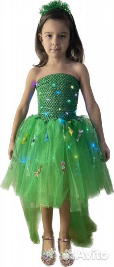 Новогодний костюм елочка 110 116 122 128