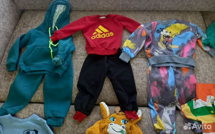 Вещи пакетом на мальчика 80 86 92