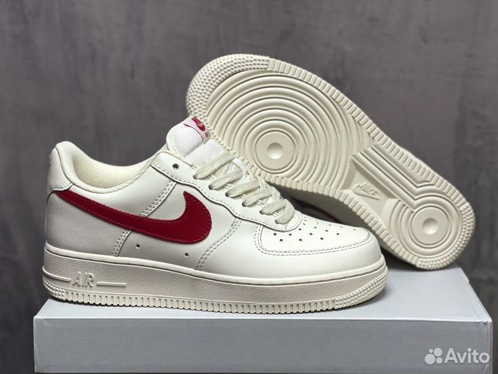 Nike Air Force 1 Low White Gym Red