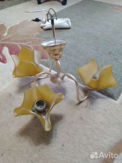 Люстра потолочная подвесная бу