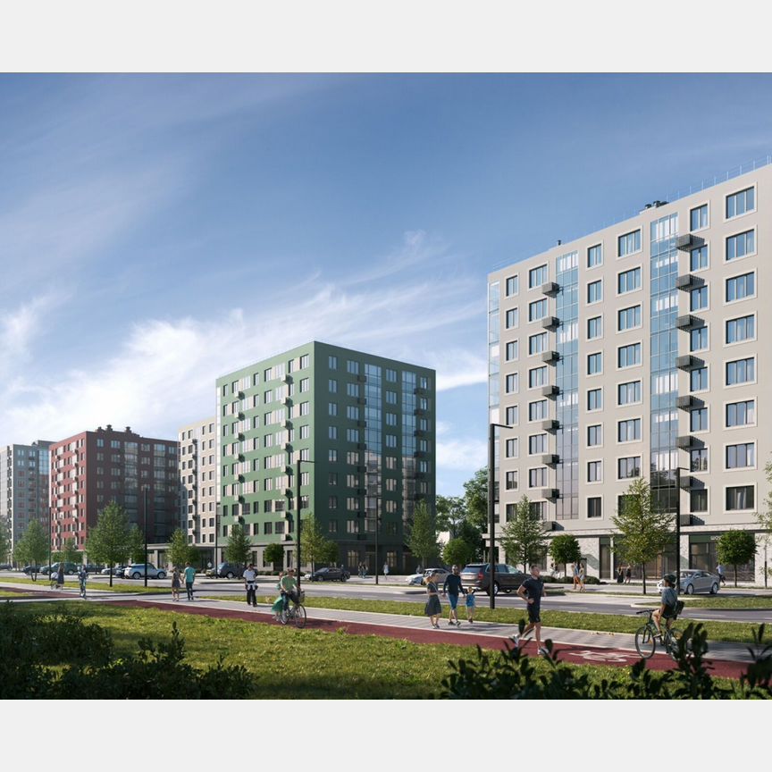 Квартира-студия, 21,6 м², 4/9 эт.