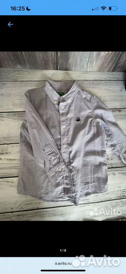 Рубашка benetton на мальчика