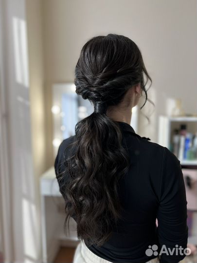 Прически локоны