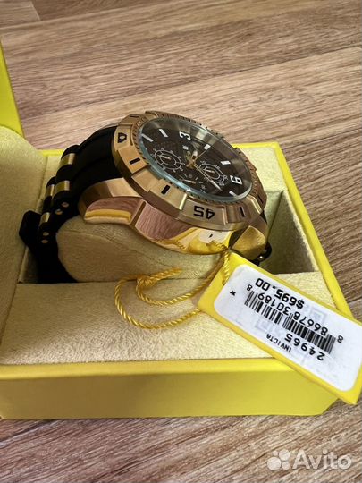 Часы Invicta Pro Diver Crono Dorado USA новые