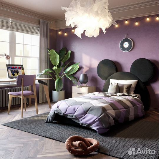 Кровать детская Микки с подъемным механизмом