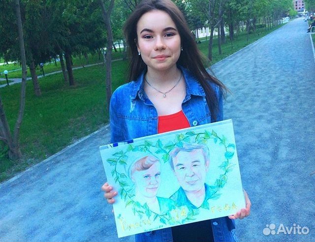 Портрет на холсте по фото на заказ