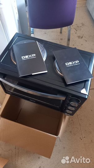 Электро печь на 2 конфорки с духовкой dexp