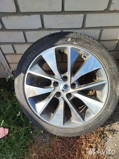 Диски с резиной r18 на kia Optima
