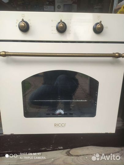 Газовый духовой шкаф Ricci, встраиваемый