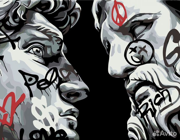 Печать на холсте Портреты\Интерьерные картины