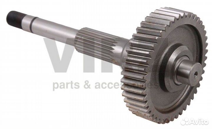 Вал редуктора ведомый 157QMJ-H (2 аморт.) (L215mm