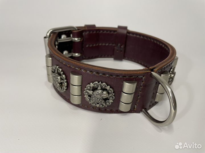 Кожаный ошейник Mesto