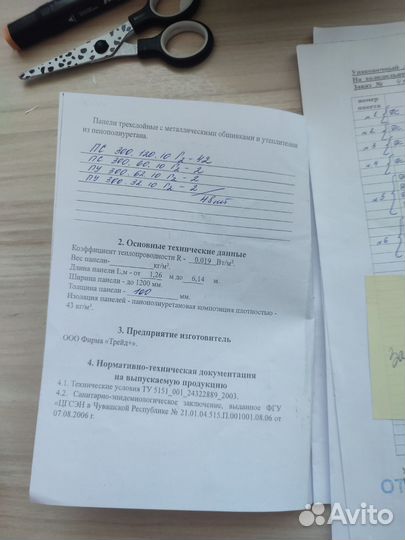 Сендвич панели из пенополиуретана