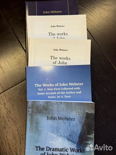 Книги john webster 4 штуки
