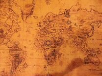 Карта старого света 50 х 70