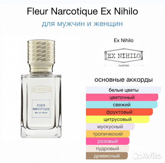 Тестер, 25 мл - Fleur Narcotique, Ex Nihilo