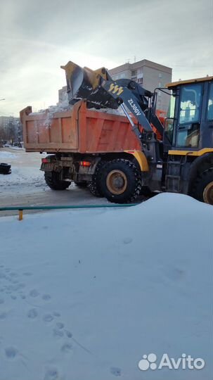 Фронтальный погрузчик, самосвал