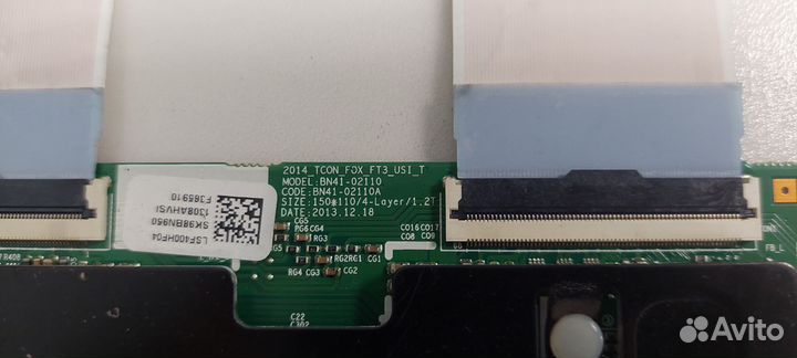 Плата телевизора samsung UE40H6400AK BN41-02165a