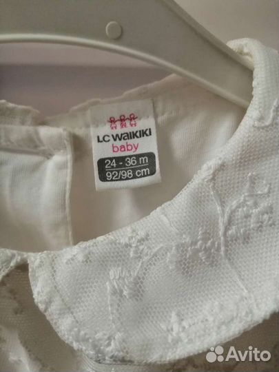 Платье waikiki 92см 2-3года