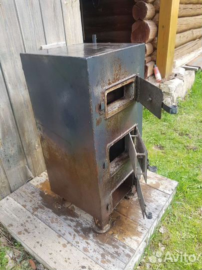 Печь отопительная с водяным контуром