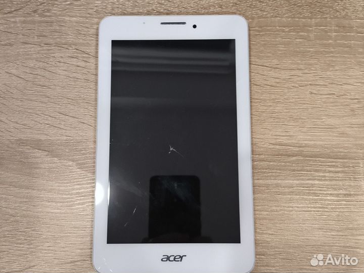 Планшет acer,рабочий,разбитый дисплей