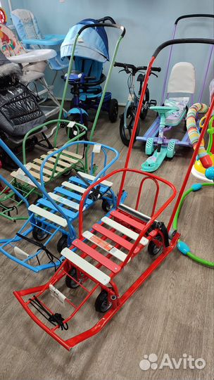 Санки ника Тимка 5 новые с колесами