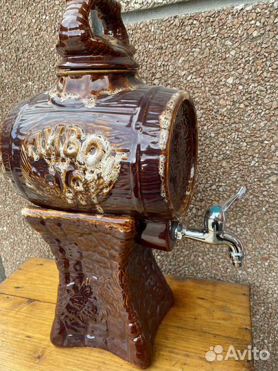 Пивной бочонок керамика